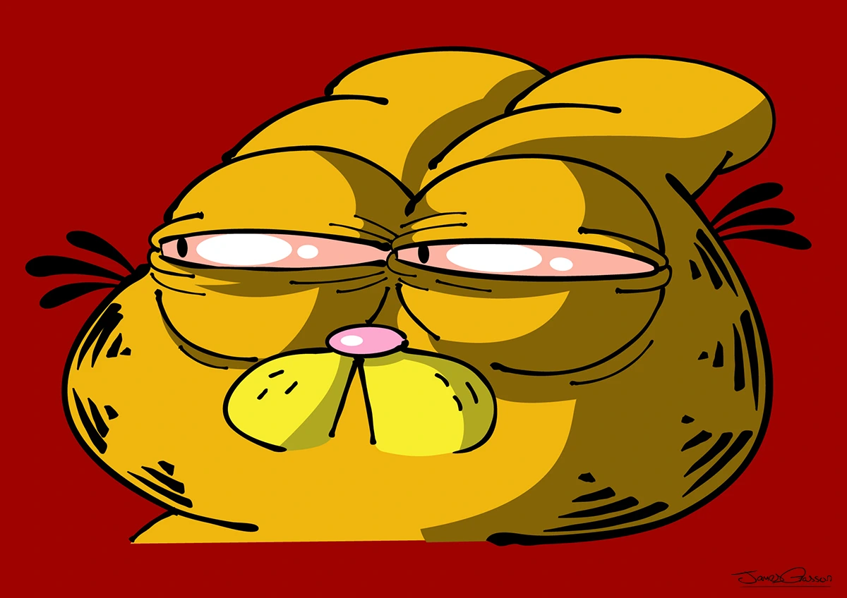 Stoned Garfield